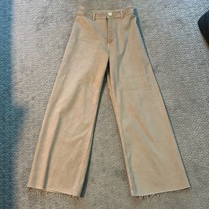Zara marine straight pants